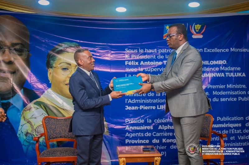Fonction Publique : Jean-Pierre Lihau lance à Matadi la publication officielle des annuaires des agents de l’État du Kongo Central