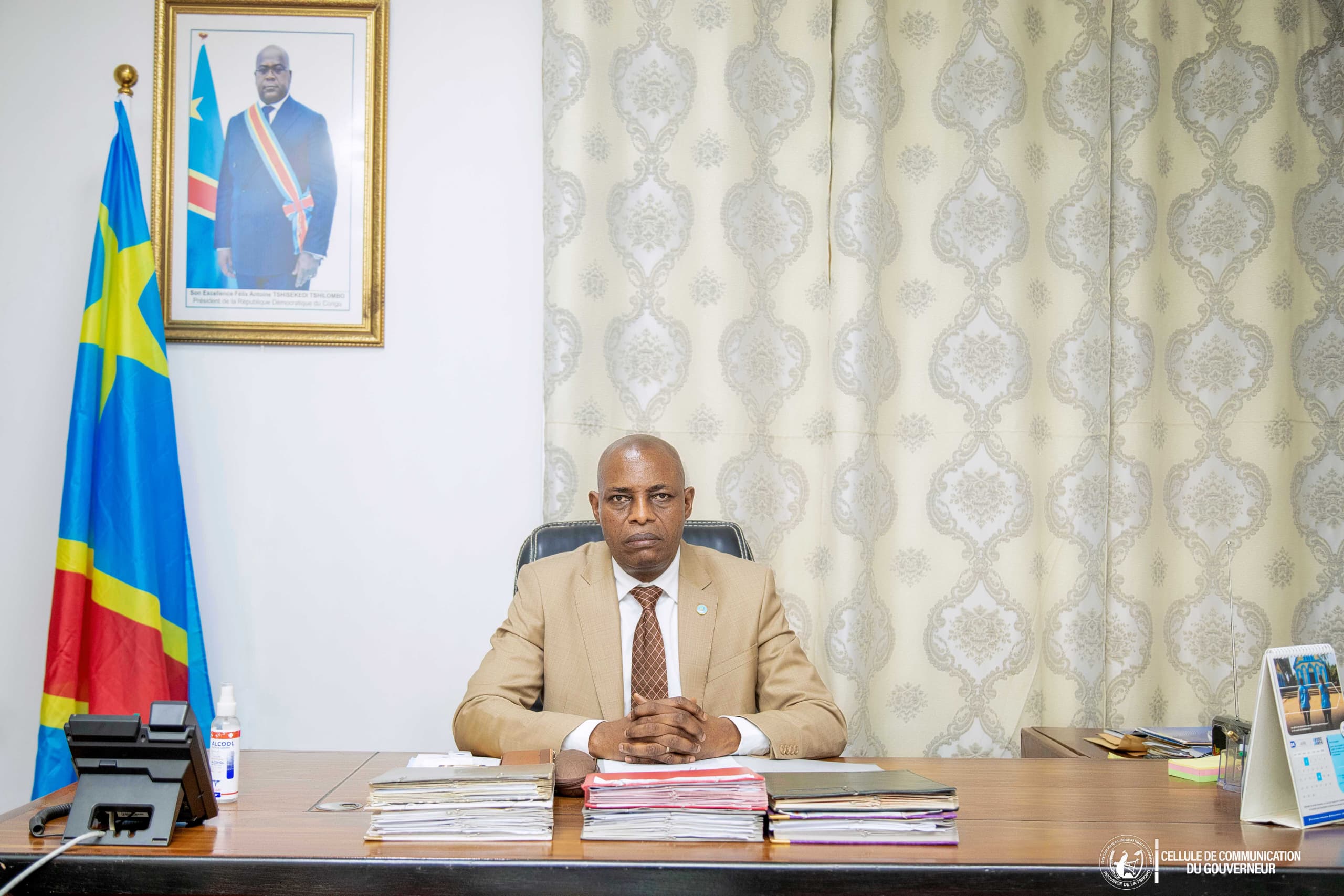 Accord de Washington: Message de félicitations du gouverneur ai de la Tshopo, Didier Lomoyo Iteku à Félix Tshisekedi Tshilombo