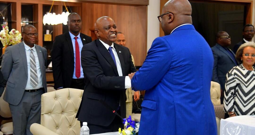 RDC : Les médiateurs de l’Union africaine pour la paix dans la région des grands lacs reçus par Félix Tshisekedi