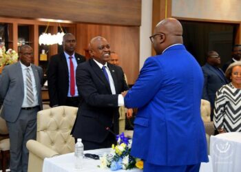 RDC : Les médiateurs de l’Union africaine pour la paix dans la région des grands lacs reçus par Félix Tshisekedi