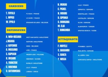 Sébastien Desabre dévoile la liste des 26 Léopards pour le barrage de la Coupe du Monde 2026