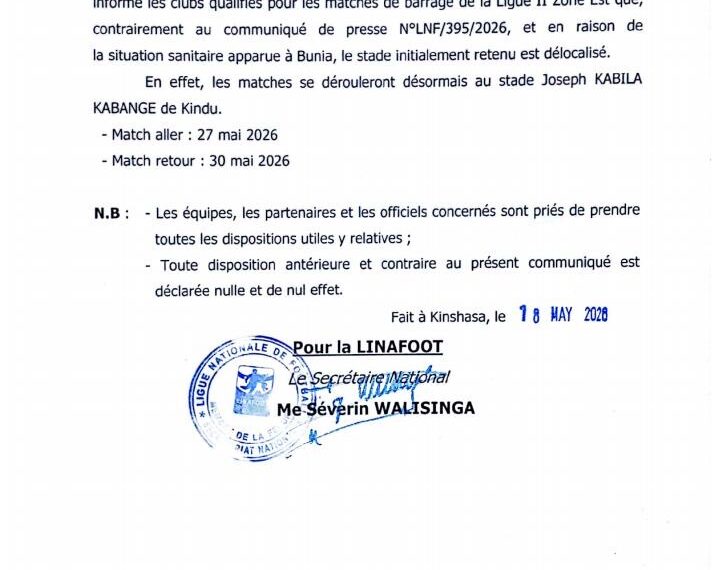 Revue du mardi 19 mai