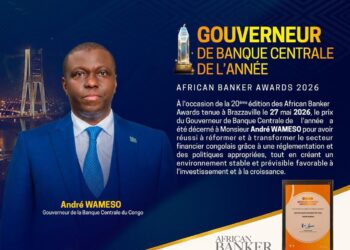 African Banker Awards 2026 : André Wameso propulse la Banque centrale du Congo sur la scène continentale