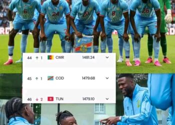 Classement FIFA : la RDC gagne une place au monde et en Afrique, les Léopards visent désormais le Top 30 mondial