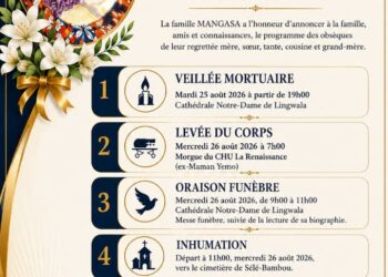 Kinshasa : le programme des obsèques de Maman Ida Mangasa dévoilé