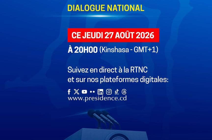 RDC : Félix Tshisekedi s’adressera à la Nation ce jeudi 27 août