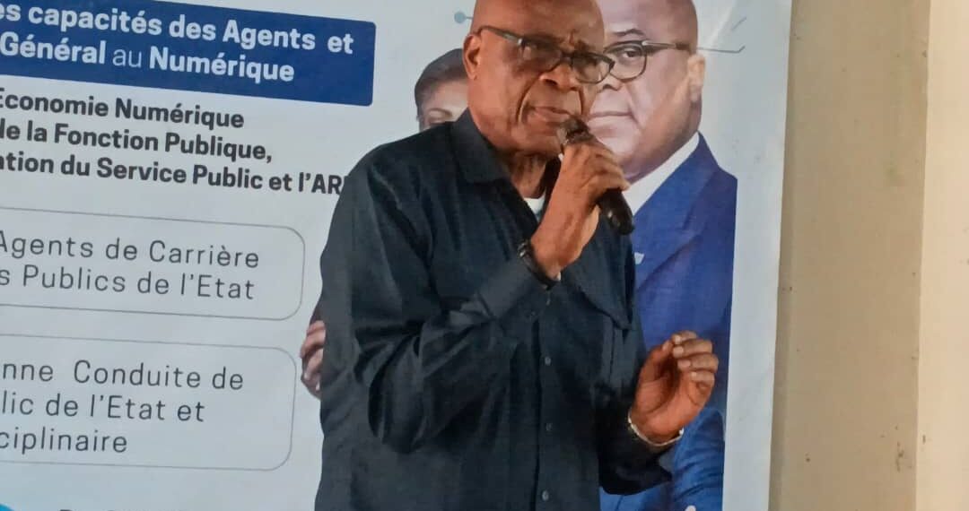 RDC: François Blaise Mateta clôture la session de renforcement des capacités des agents et cadres du Secrétariat général de l’Economie numérique