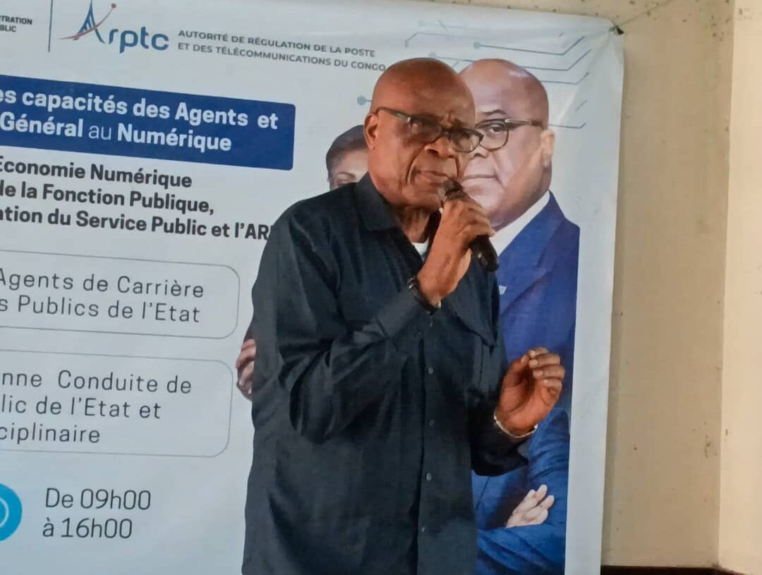 RDC: François Blaise Mateta clôture la session de renforcement des capacités des agents et cadres du Secrétariat général de l&rsquo;Economie numérique