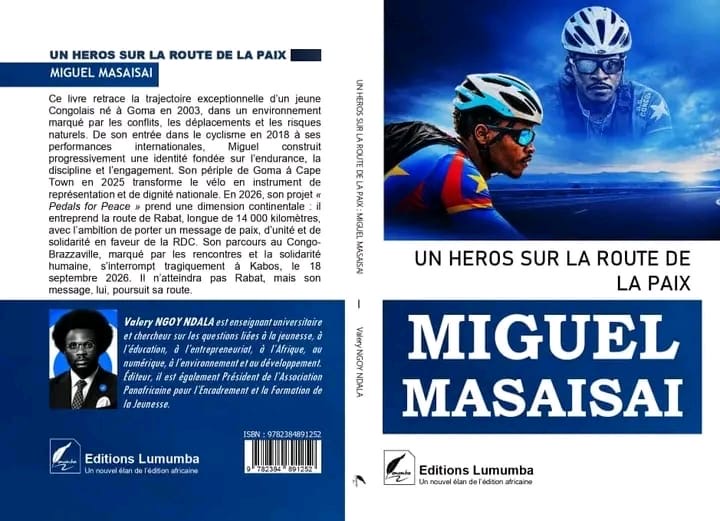 RDC : Miguel Masaïsaï un ouvrage retrace le parcours du cycliste congolais disparu au Congo-Brazzaville