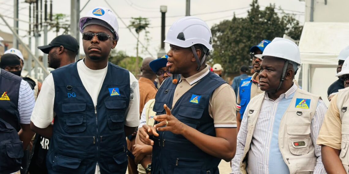 Snel: stabilisation de la fourniture en électricité, Teddy Lwamba en visite au poste de Makala