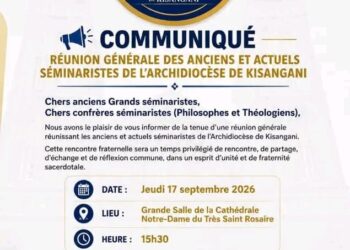 Kisangani : anciens et actuels séminaristes de l’Archidiocèse réunis autour de la fraternité sacerdotale