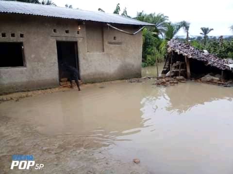 Maniema : des dégâts enregistrés après une forte pluie  à Kalima
