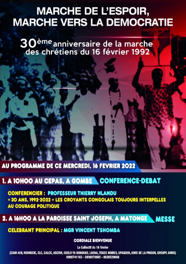 RDC : la marche des chrétiens, 30 ans déjà !